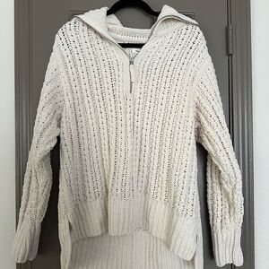 Aerie cozy knit quarter-zip